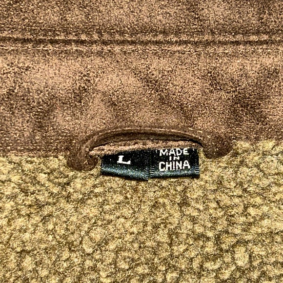 Vintage Joseph Barry By Adler brown Suede Jacket Sz L Unisex Pristine Condition - Picture 8 of 9